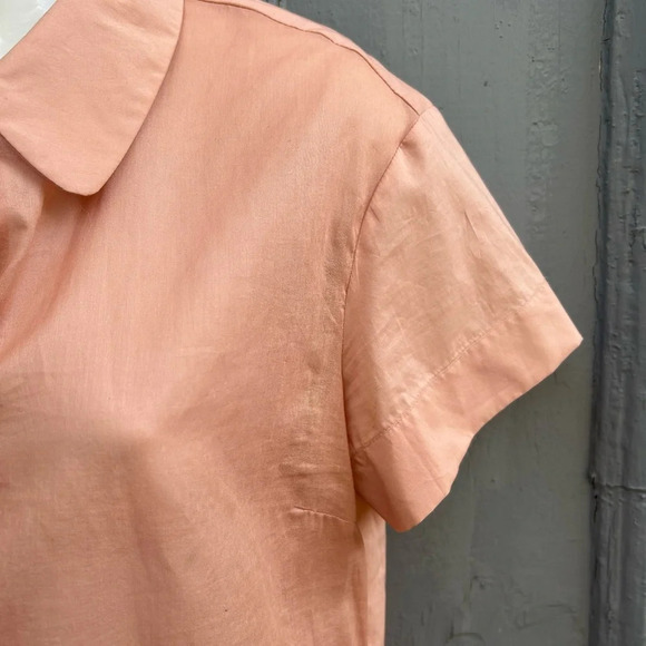 Chloé Pink Button down  light Blouse, size 6 - Picture 6 of 13